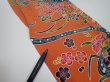 Photo6: 2Z08z50  Japanese Kimono Crepe Silk  FABRIC Maple  59.1x7.5 (6)