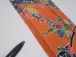 Photo5: 2Z09z60  Japanese Kimono Crepe Silk  FABRIC Maple  85.8x6.5 (5)