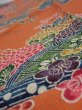 Photo4: 2Z10z30  Japanese Kimono Crepe Silk  FABRIC Maple  35.4x6.7 (4)