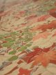 Photo4: 2W03z90  Japanese Kimono Silk  FABRIC Plum branch Brown 63.0x14.2 (4)