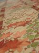 Photo4: 2W04z90  Japanese Kimono Silk  FABRIC Plum branch Brown 63.0x14.2 (4)