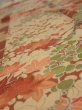 Photo4: 2W05z90  Japanese Kimono Silk  FABRIC Plum branch Brown 63.8x14.2 (4)