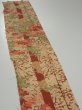 Photo3: 2W07z40  Japanese Kimono Silk  FABRIC Plum branch Brown 57.5x7.3 (3)