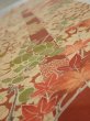 Photo4: 2W08z40  Japanese Kimono Silk  FABRIC Plum branch Brown 57.5x7.3 (4)