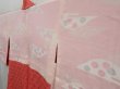 Photo7: 4706T06z550 Vintage Japanese Kimono Silk HAORI Flowers Coral pink (7)