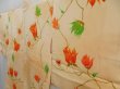 Photo2: 4714T02z550 Vintage Japanese Kimono Silk HAORI Flower Peach (2)