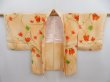 Photo4: 4714T02z550 Vintage Japanese Kimono Silk HAORI Flower Peach (4)