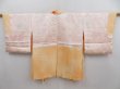 Photo6: 4714T02z550 Vintage Japanese Kimono Silk HAORI Flower Peach (6)