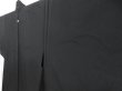 Photo2: 4714T04z290 Vintage Japanese Kimono Silk See through HAORI Shibakusa Black (2)