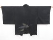 Photo1: 4714T07z560 Vintage Japanese Kimono Silk HAORI Peacock Black (1)