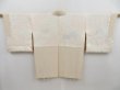 Photo6: 4714T09z610 Vintage Japanese Kimono Silk HAORI Plants Sand beige (6)