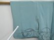 Photo8: 4714T12z610 Vintage Japanese Kimono Silk HAORI  Light blue (8)