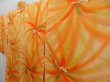 Photo2: 4718T01z650 Vintage Japanese Kimono Silk HAORI Flower Light orange (2)