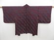 Photo1: 4718T02z530 Vintage Japanese Kimono Silk HAORI  Grape (1)