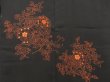 Photo3: 4718T07z640 Vintage Japanese Kimono Silk HAORI Flowers Lamp black (3)