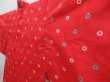 Photo2: 4718T12z300 Vintage Japanese Kimono Silk MEISEN HAORI Dot Red (2)