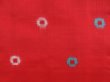 Photo4: 4718T12z300 Vintage Japanese Kimono Silk MEISEN HAORI Dot Red (4)