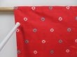 Photo5: 4718T12z300 Vintage Japanese Kimono Silk MEISEN HAORI Dot Red (5)