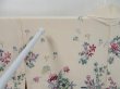 Photo5: 4720T05z560 Vintage Japanese Kimono Silk HAORI Flowers Off-white (5)