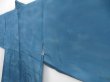 Photo2: 4720T10z510 Vintage Japanese Kimono Silk HAORI  Steel blue (2)