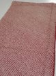 Photo3: 1W01z60  Japanese Kimono Silk  FABRIC Shibori Red-Brown 40.2x14.8 (3)