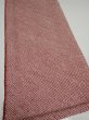 Photo3: 1W05z100  Japanese Kimono Silk  FABRIC Shibori Red-Brown 65.4x14.8 (3)