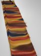 Photo3: 1W07z50  Japanese Kimono Crepe Silk  FABRIC Twilight Dark orange 59.1x6.9 (3)