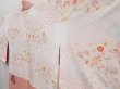 Photo7: 4721T06z570 Vintage Japanese Kimono Silk HAORI Flower Pink (7)