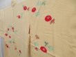 Photo2: 4721T09z550 Vintage Japanese Kimono Silk HAORI Flower Light cream (2)