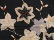 Photo4: 4722T04z630 Antique Japanese Kimono Jinken LONG HAORI Maple Black (4)