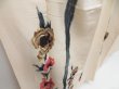 Photo3: 4722T12z810 Vintage Japanese Kimono Silk TSUKESAGE Flower Off-white (3)