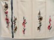 Photo5: 4722T12z810 Vintage Japanese Kimono Silk TSUKESAGE Flower Off-white (5)