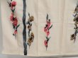 Photo6: 4722T12z810 Vintage Japanese Kimono Silk TSUKESAGE Flower Off-white (6)