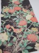 Photo2: 2F01z80  Japanese Kimono Crepe Silk  FABRIC Flowers  Bird 47.2x14.0 (2)