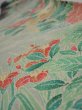 Photo4: 2F07z50  Japanese Kimono Crepe Silk  FABRIC Flowers   58.3x6.7 (4)