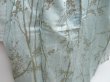 Photo3: 4803T05z970 Vintage Japanese Kimono Synthetic KOMON Trees Dull light blue (3)