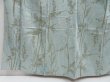 Photo4: 4803T05z970 Vintage Japanese Kimono Synthetic KOMON Trees Dull light blue (4)