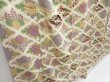 Photo3: 4803T06z890 Vintage Japanese Kimono Silk KOMON Paulownia Sand beige (3)