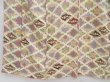 Photo4: 4803T06z890 Vintage Japanese Kimono Silk KOMON Paulownia Sand beige (4)