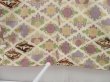 Photo7: 4803T06z890 Vintage Japanese Kimono Silk KOMON Paulownia Sand beige (7)