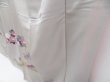 Photo4: 4803T09z990  Japanese Kimono Silk TSUKESAGE Camellia Gray (4)