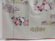 Photo6: 4803T09z990  Japanese Kimono Silk TSUKESAGE Camellia Gray (6)