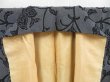 Photo8: 4803T12z880 Vintage Japanese Kimono Silk KOMON Flower Black (8)