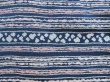 Photo6: 4803T13z910 Vintage Japanese Kimono Silk KOMON  Navy (6)