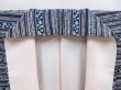 Photo7: 4803T13z910 Vintage Japanese Kimono Silk KOMON  Navy (7)