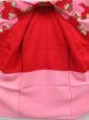 Photo8: 4805T02z240 Vintage Japanese Kimono Jinken Girl's   Red (8)