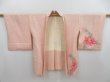 Photo5: 4806T02z510 Vintage Japanese Kimono Silk SHIBORI HAORI Flower Pink (5)