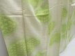 Photo3: 4806T10z690 Vintage Japanese Kimono Silk KOMON Hemp Soft green (3)