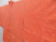 Photo2: 4809T03z390 Vintage Japanese Kimono Silk SHIBORI HAORI  Dark orange (2)