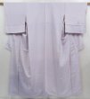 Photo2: 4809T11z910  Japanese Kimono Silk TSUKESAGE Temple Light lavender (2)